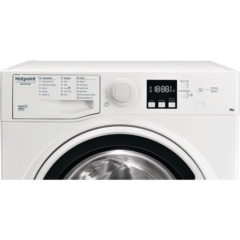Hotpoint RSSF 621 W IT N lavatrice Caricamento frontale 6 kg 1200 Giri/min F Bianco