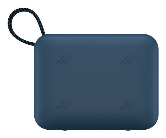 Kenwood AS-60BT-A Speaker Bluetooth Portatile 5W con TWS Stereo, IPX7 Waterproof, Blu