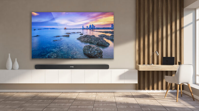 TCL Alto 8i Soundbar TS8111 Dolby Atmos 2.1 con Subwoofer integrato per TV & Wireless Bluetooth (39-inch Speaker, HDMI ARC, Montaggio a parete, Telecomando, tre modalità di suono)
