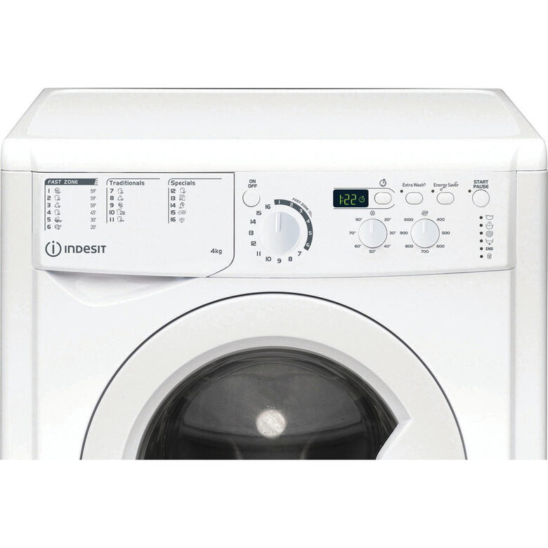 Indesit EWUD 41051 W EU N lavatrice Caricamento frontale 4 kg 1000 Giri/min F Bianco