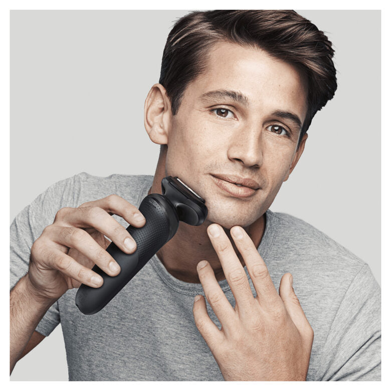Braun Series 5 Rasoio Elettrico, Design Edition Con Custodia Da Viaggio - Nero