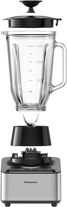 Panasonic MX-KM5080 frullatore 2 L Frullatore da tavolo 800 W Nero, Grigio, Trasparente