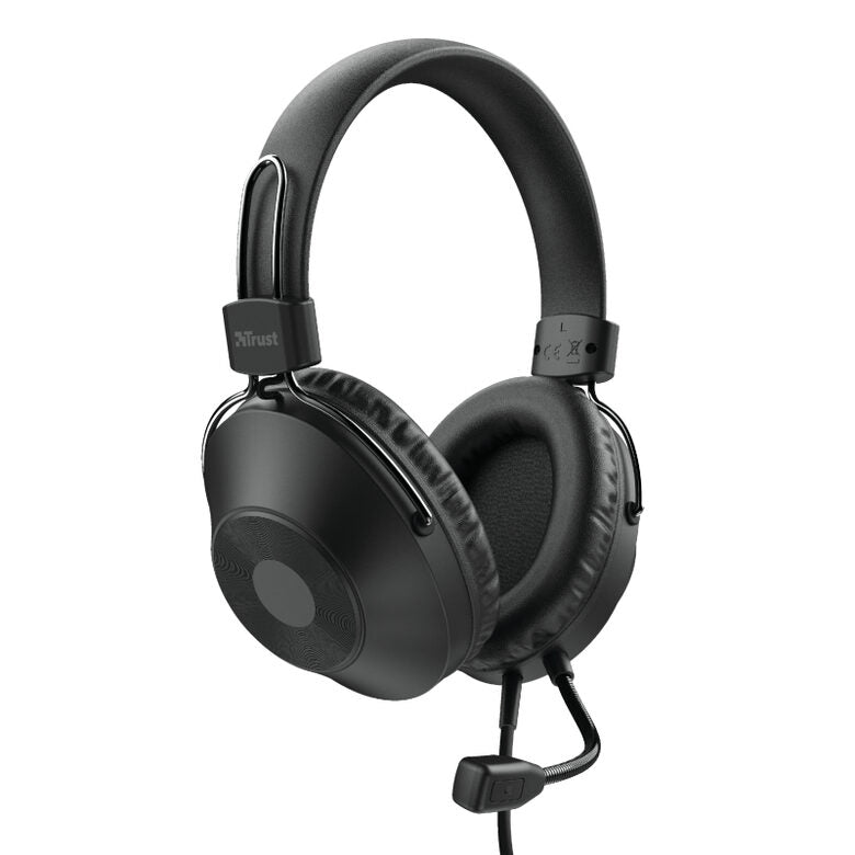 Trust Ozo Auricolare Cablato A Padiglione Musica e Chiamate USB tipo A Nero