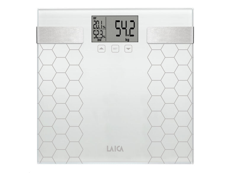Laica PS5014 bilance pesapersone Quadrato Grigio Bilancia pesapersone elettronica
