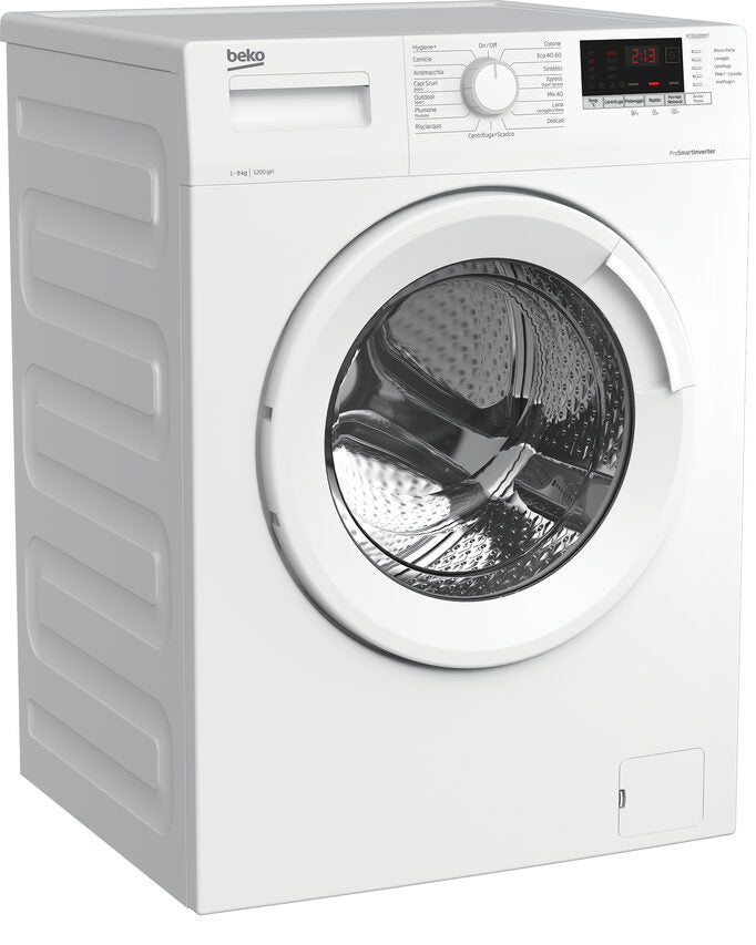 Beko WTX91232WI/IT lavatrice Caricamento frontale 9 kg 1200 Giri/min B Bianco