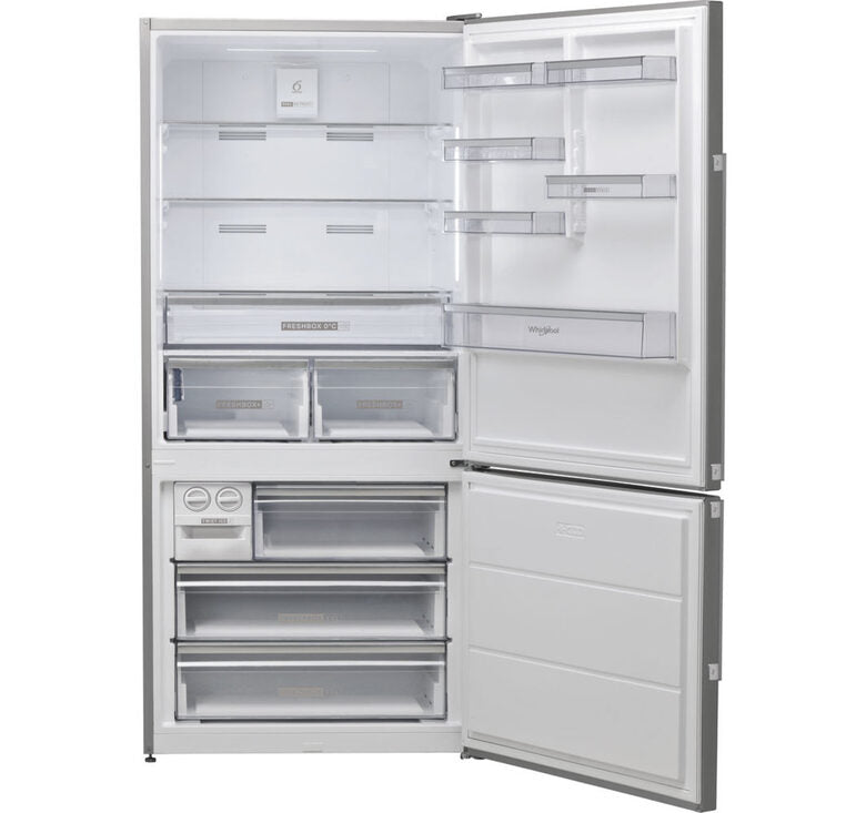 Whirlpool W84BE 72 X 2 frigorifero con congelatore Libera installazione 558 L E Acciaio inossidabile