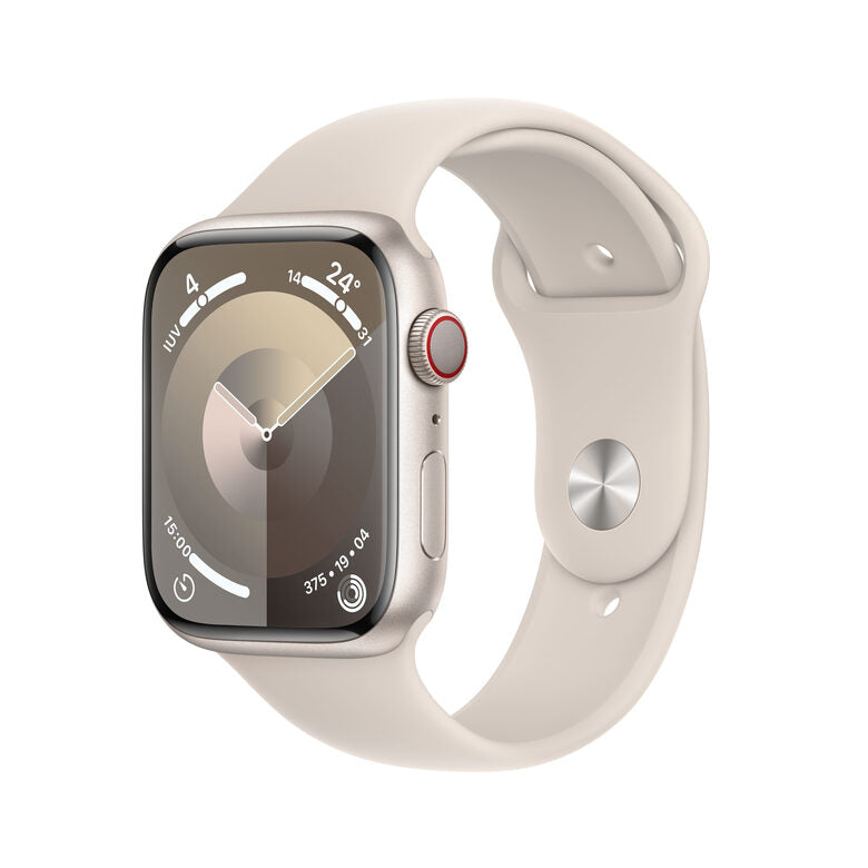 Apple Watch Series 9 GPS + Cellular Cassa 45mm in Alluminio Galassia con Cinturino Sport Galassia - M/L