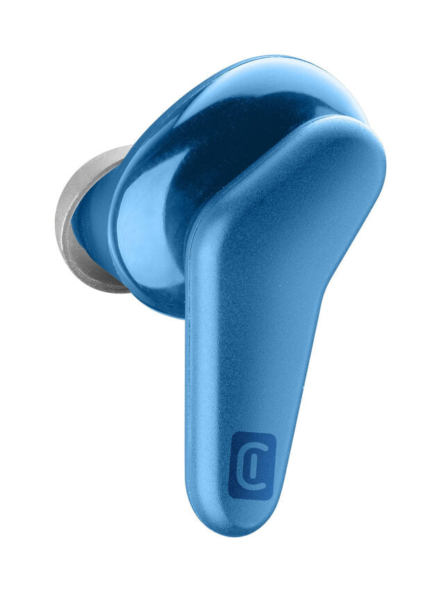 Cellularline HARK Auricolari Bluetooth® stereo senza fili con custodia di ricarica Blu