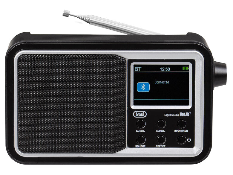 Trevi DAB 7F96 R Portatile Digitale Nero