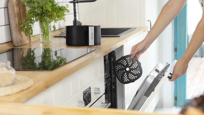 Cecotec Cecofry Deluxe Rapid Moon Singolo 2,5 L Indipendente 1400 W Friggitrice ad aria calda Nero
