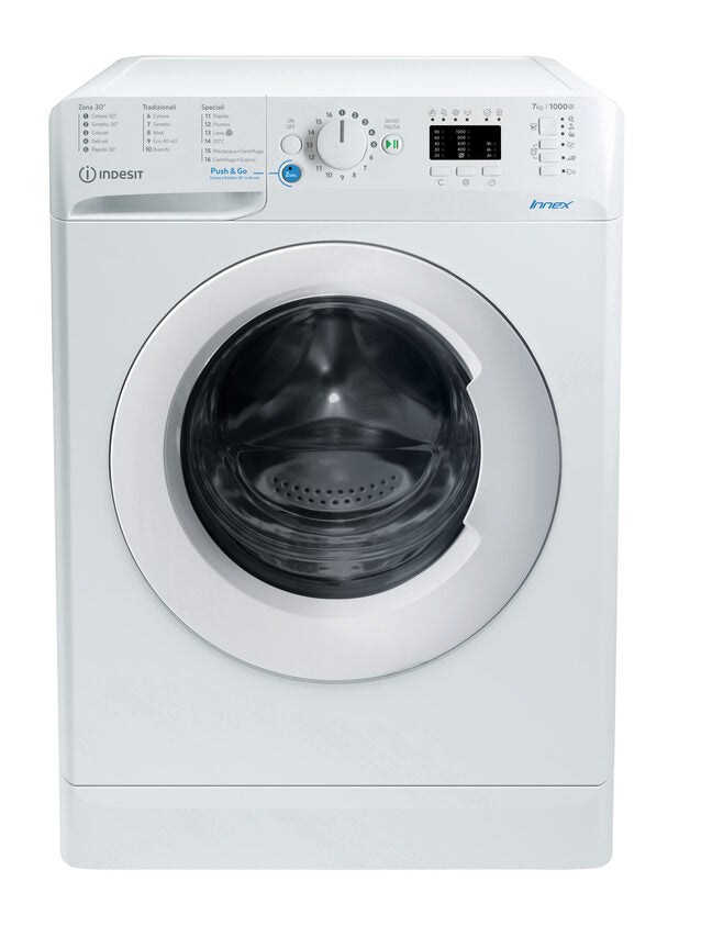 Indesit BWSA 71051 W IT N lavatrice Caricamento frontale 7 kg 1000 Giri/min E Bianco