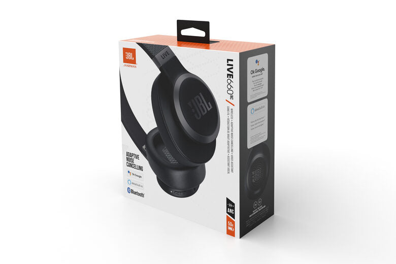 JBL LIVE 660 NC Cuffie Con cavo e senza cavo A Padiglione MUSICA Bluetooth Nero