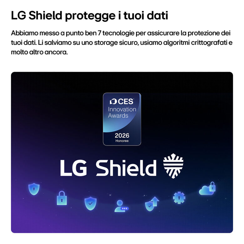 LG OLED AI 83'' Serie B6 OLED83B65LA, 4K, Nero perfetto, Dolby Vision, Processore α8 Gen3, 120Hz, G-Sync, SMART TV 2026