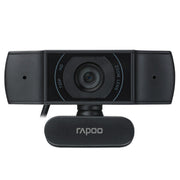 Rapoo XW170 Webcam HD 720p USB 2.0 con Microfono Integrato e Campo Visivo 80° Nera