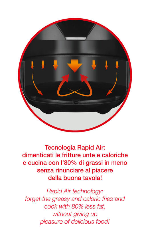 Ardes Eldorada Maxi Singolo 5 L Indipendente 1450 W Friggitrice ad aria calda Nero