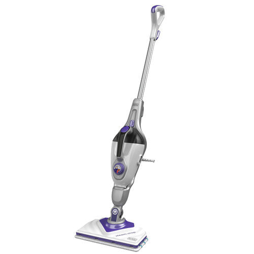 Black & Decker BHSM1615DSM Pulitore a vapore Pulitore a vapore verticale 0,5 L 1600 W Porpora, Bianco
