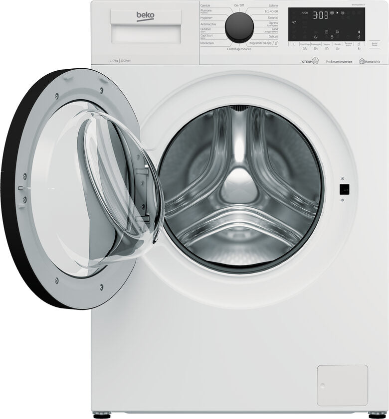 Beko Lavatrice a Vapore WUX71236AI-IT, 7 kg, 1200 giri/min