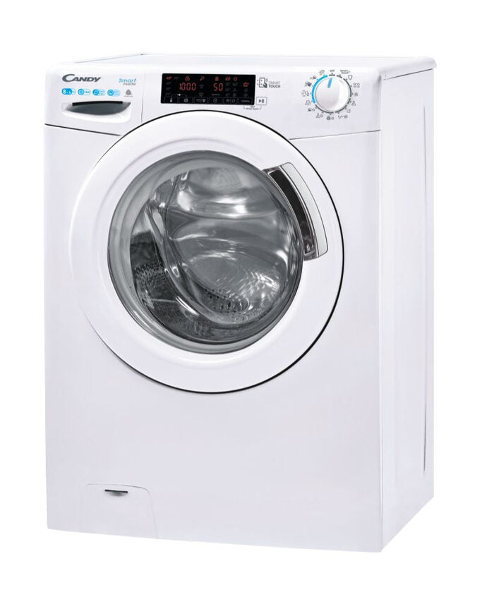 Candy Smart Inverter CSWS 485TWME/1-S lavasciuga Libera installazione Caricamento frontale Bianco D
