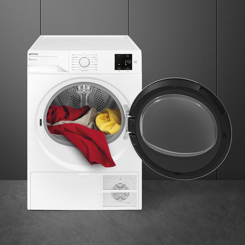 Smeg DR82E IT asciugatrice Libera installazione Caricamento frontale 8 kg Bianco