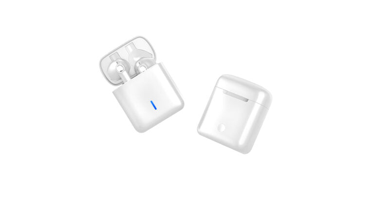 Area Stone C+, Auricolari a capsula con custodia di ricarica + Base di ricarica wireless, Bianco