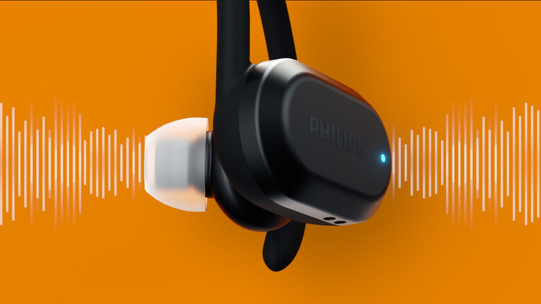 Philips 7600 series TAA7306BK/00 cuffia e auricolare Wireless A clip, In-ear Sport Bluetooth Nero