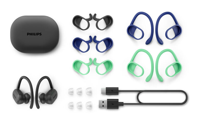 Philips 7600 series TAA7306BK/00 cuffia e auricolare Wireless A clip, In-ear Sport Bluetooth Nero