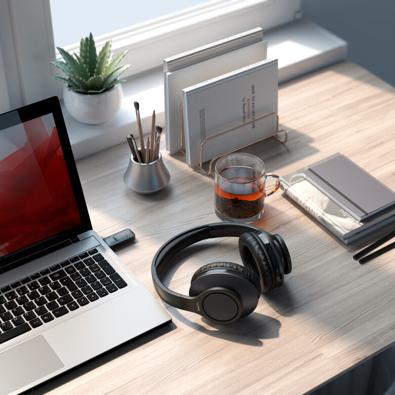 Philips 6000 series TAH6206BK/00 cuffia e auricolare Cuffie Cablato A Padiglione MUSICA Bluetooth Nero