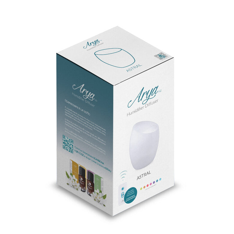 Arya HD Astral diffusore di aromi Cisterna Vetro Bianco