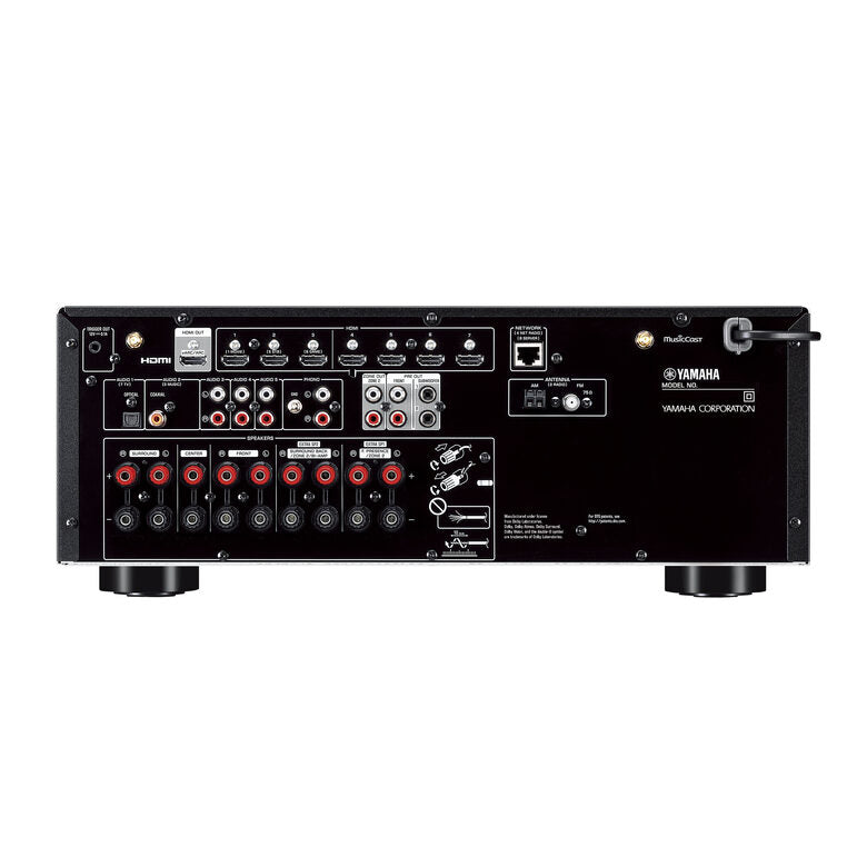 Yamaha TSR-700 ricevitore AV 100 W 7.1 canali Surround Compatibilità 3D Nero