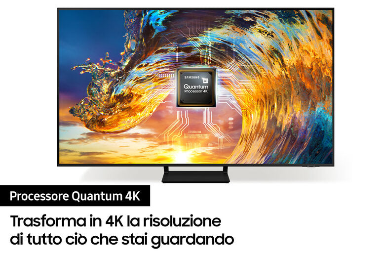 Samsung TV QLED 4K 65” QE65Q70A Smart TV Wi-Fi Titan Gray 2021