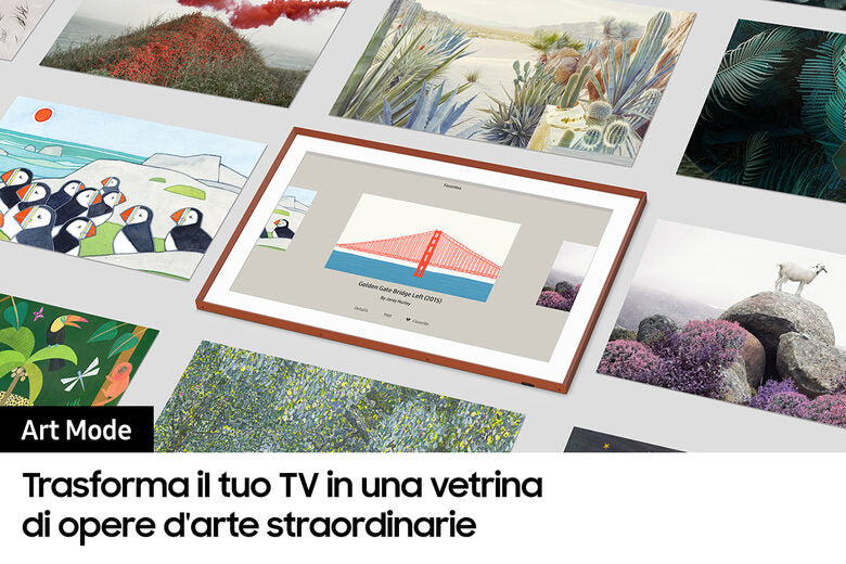 Samsung TV The Frame 4K 65” 65LS03A Smart TV Wi-Fi Black 2021