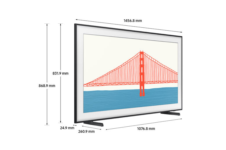 Samsung TV The Frame 4K 65” 65LS03A Smart TV Wi-Fi Black 2021