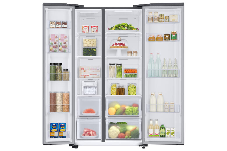 Samsung RS66A8101SL frigorifero side-by-side Incasso/libero E Acciaio inossidabile