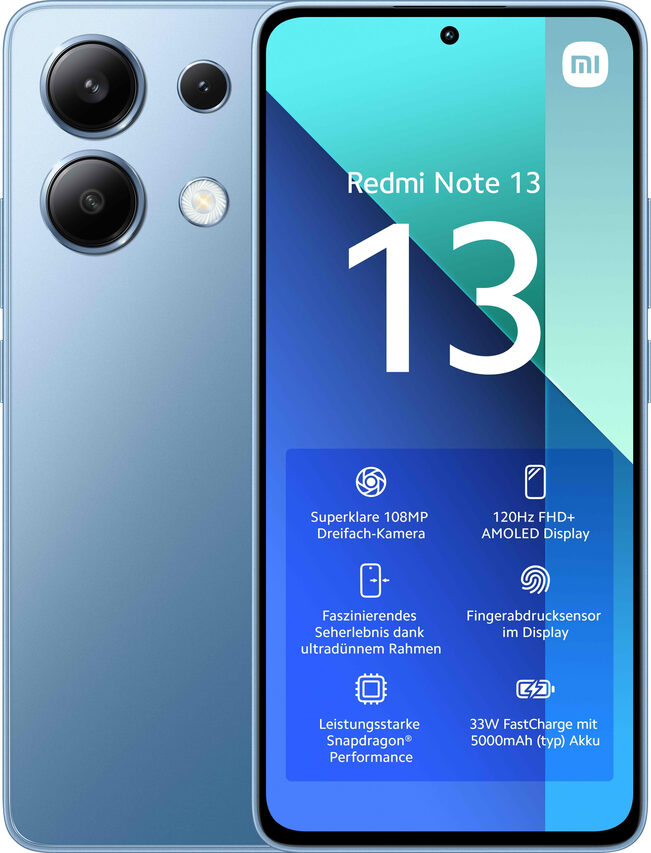 Xiaomi Redmi Note 13 16,9 cm (6.67") Doppia SIM Android 13 4G USB tipo-C 6 GB 128 GB 5000 mAh Blu