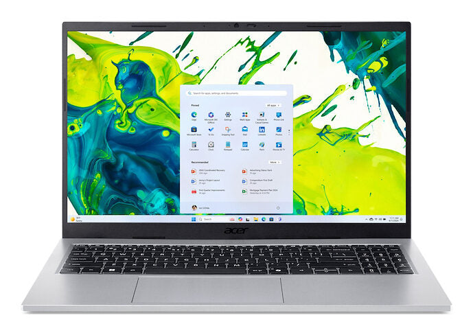 Acer Aspire Go 15 AG15-72P-5628 Intel Core 5 120U Computer portatile 39,6 cm (15.6") Full HD 32 GB DDR4-SDRAM 512 GB SSD Wi-Fi 6 (802.11ax) Windows 11 Home Italiano Argento