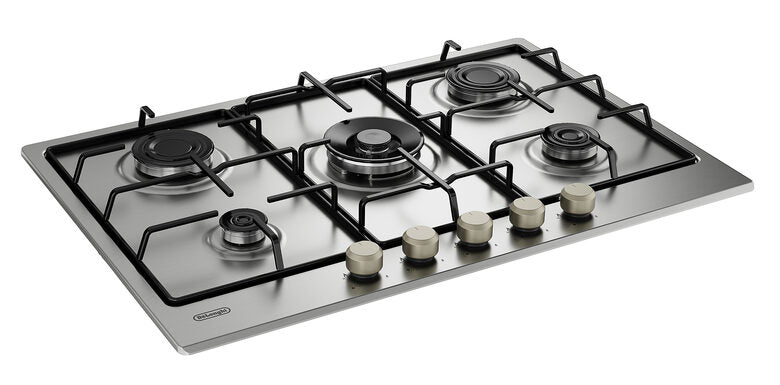 De Longhi Piano Cottura 5 Fuochi YLG 75 F 75cm Inox