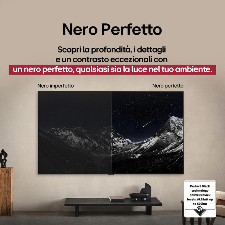 LG OLED AI OLED77B56LA TV Serie B5 77'' 4K, α8 Gen2, Dolby Vision, 20W, 4 HDMI con VRR 120Hz, G-Sync, Smart TV WebOS 25