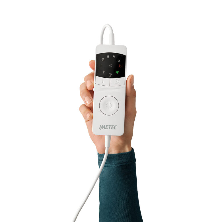 Imetec Scaldasonno Adapto Plus 100% Lana e Merino, Matrimoniale 160x150 cm, Caldo Subito, Tecnologia brevettata Adapto Plus, Sistema Sicurezza ElectroBlock, Bassi consumi, 6 Temperature, Autospegnimento 1, 3, 9 ore, Made in Italy