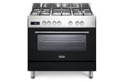 De’Longhi PRO 96 MA ED cucina Elettrico Gas Nero, Acciaio inox