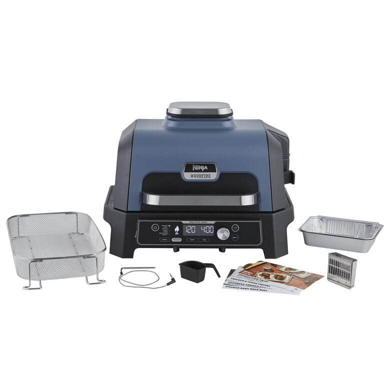 Ninja Barbecue elettrico e Affumicatore Woodfire Pro Connect XL OG901EU