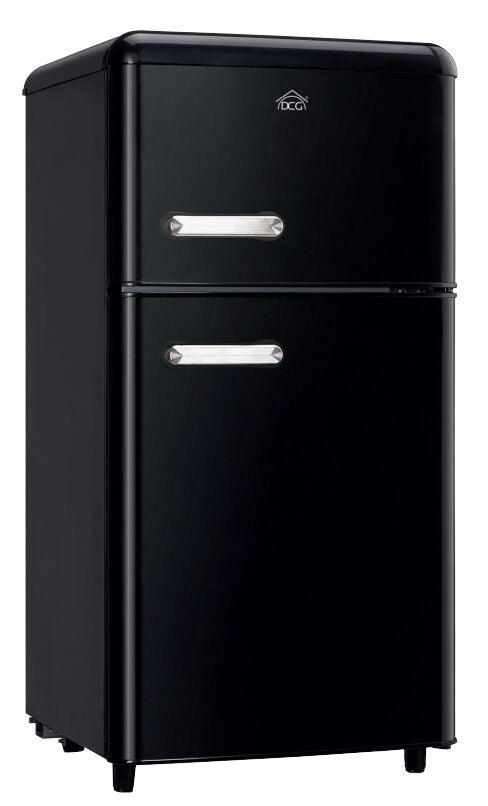 DCG Eltronic MF110BCDP Frigorifero con Congelatore Libera installazione Doppia Porta 110 L Nero