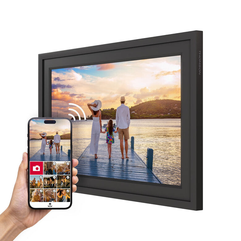 Thomson F10 cornice per foto digitali Nero 25,6 cm (10.1") Touch screen Wi-Fi