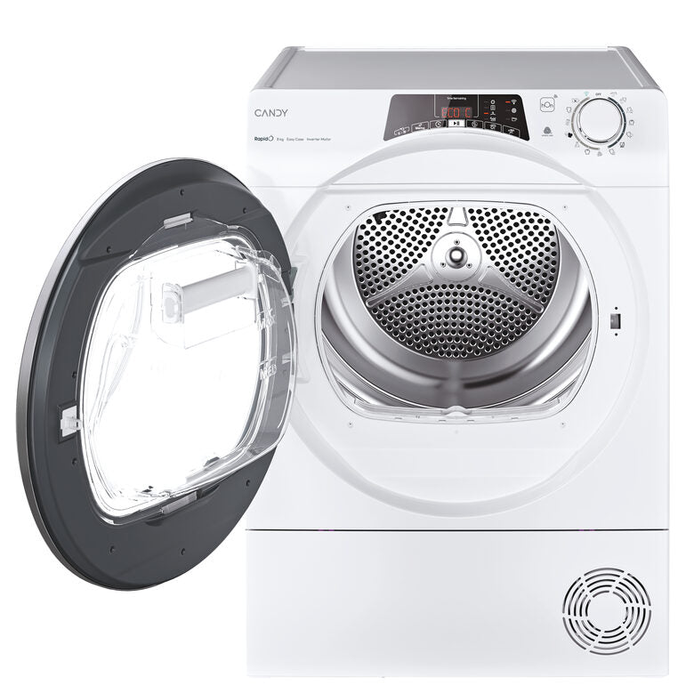 Candy RapidÓ ROE H8A3TSEX-S asciugatrice Libera installazione Caricamento frontale 8 kg Bianco