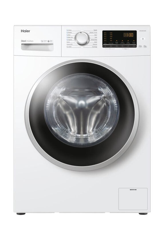 Haier CIN Series HW100-B14CIN lavatrice Caricamento frontale 10 kg 1400 Giri/min A Bianco