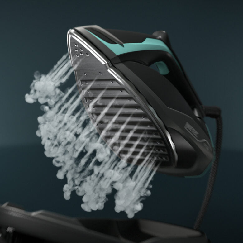Imetec Onda sistema stirante con piastra a onde brevettata, 2400 W