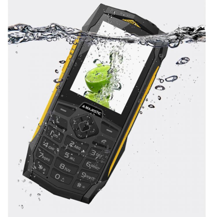New Majestic Tank 6,1 cm (2.4") 156 g Nero, Arancione Telefono cellulare basico