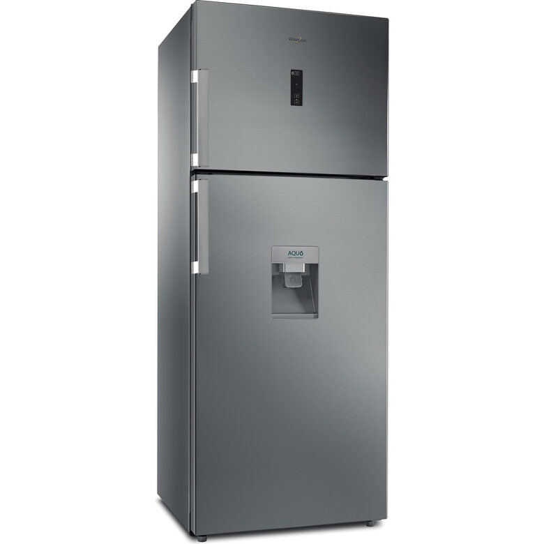 Whirlpool WT70E 831 X AQUA frigorifero con congelatore Libera installazione 419 L F Acciaio inossidabile