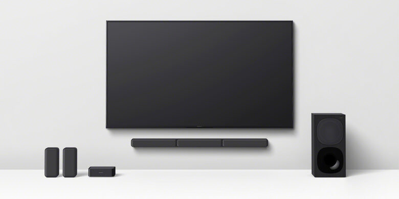 Sony HT S40R – Soundbar TV a 5.1 canali, dolby Digital, con autoparlanti posteriori wireless (Nero)