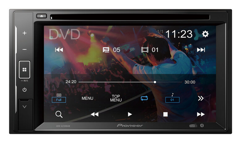 Pioneer AVH-A240DAB Monitor Autoradio Nero 200 W Bluetooth