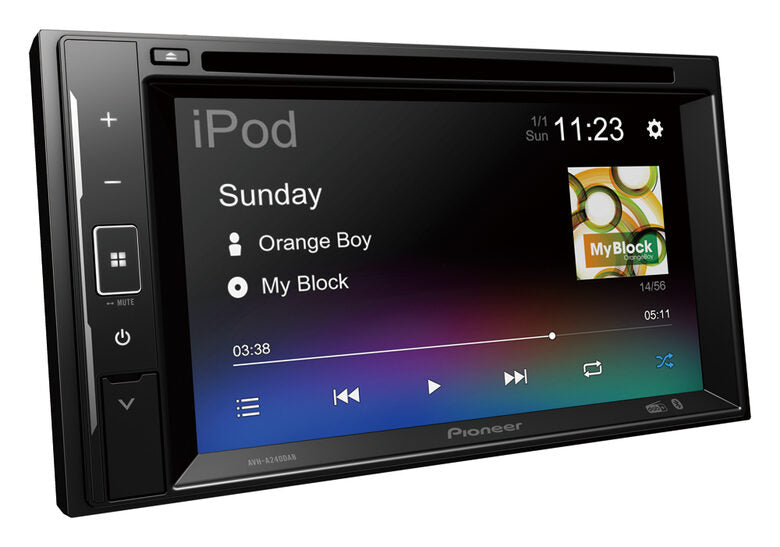 Pioneer AVH-A240DAB Monitor Autoradio Nero 200 W Bluetooth